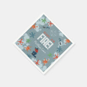 Kinder kleurrijke Paintball Boys Verjaardagsfeest Servet (Hoek)