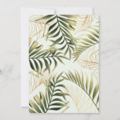 Kinder kleurrijke partij wilde dieren safari verja kaart (Achterkant)