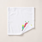 Kinder kleurrijke Robot-handdoekset Bad Handdoek (Wasdoekje)