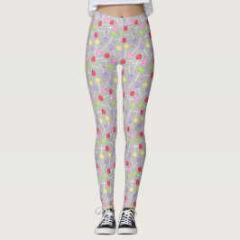 Kinder Kleurrijke Snoep Lollipop Print Leggings