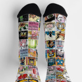 Kinder kleurrijke, vage lettertypenaam sokken (Top)