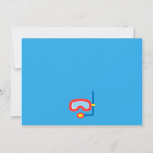 Kinder kleurrijke weekpartij Birthday Backyard Poo Kaart (Achterkant)