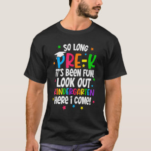 Kinder kleuterkleuter hier kom ik prek t-shirt