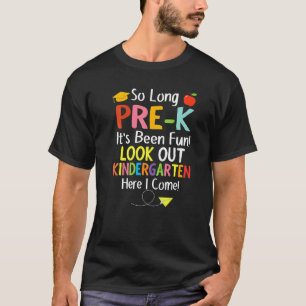 Kinder kleuterkleuter hier kom ik prek t-shirt