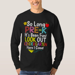 Kinder kleuterkleuter hier kom ik prek t-shirt