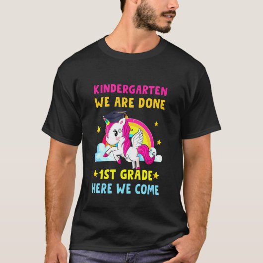 Kinder Kleuterschool Afstuderen Magische Eenhoorn T-shirt (Voorkant)