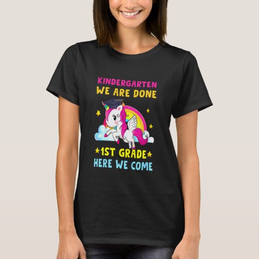 Kinder Kleuterschool Afstuderen Magische Eenhoorn T-shirt (Voorkant)