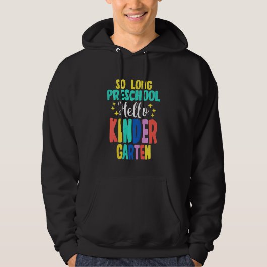 Kinder kleuterschool Hallo Kindergarten - Teache Hoodie (Voorkant)