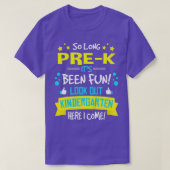 Kinder kleuterschool hier kom ik studeren t-shirt (Design voorkant)
