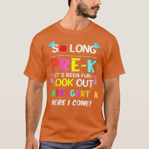 Kinder kleuterschool hier kom ik voor de eerste ke t-shirt