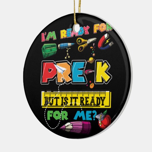 Kinder kleuterschool keramisch ornament (Links)