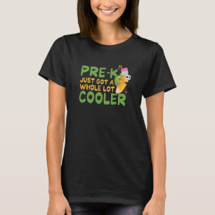 Kinder kleuterschool kreeg net koeler terug naar S T-shirt