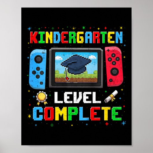 Kinder kleuterschool: laatste dag van de Schoo Poster (Voorkant)