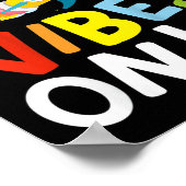 Kinder kleuterschool vibes alleen terug naar schoo poster (Hoek)