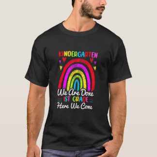 Kinder kleuterschool we zijn hier in de eerste kla t-shirt