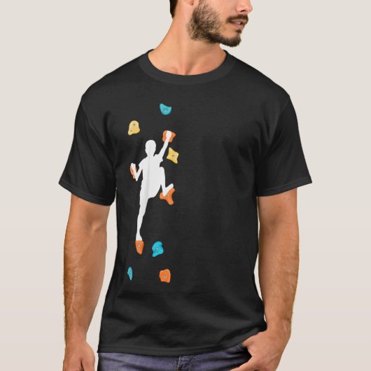 Kinder klikweerklier in de klimmende klimloop t-shirt (Voorkant)