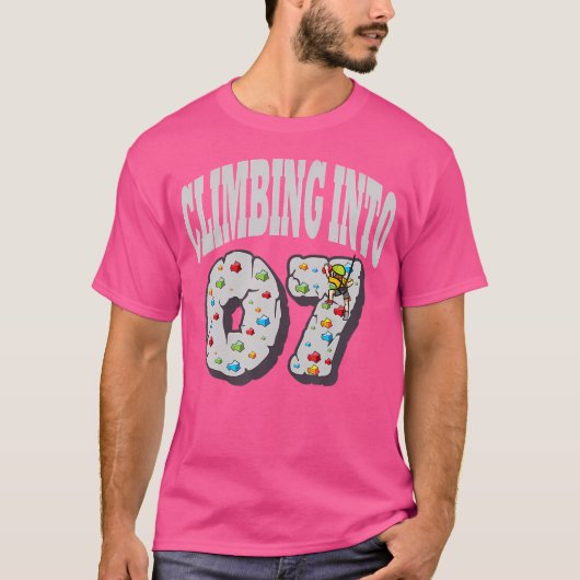 Kinder klim in 7e rotdag t-shirt (Voorkant)