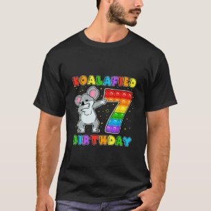 Kinder Koalafied Happy 7e Australië Koala Birthday T-shirt