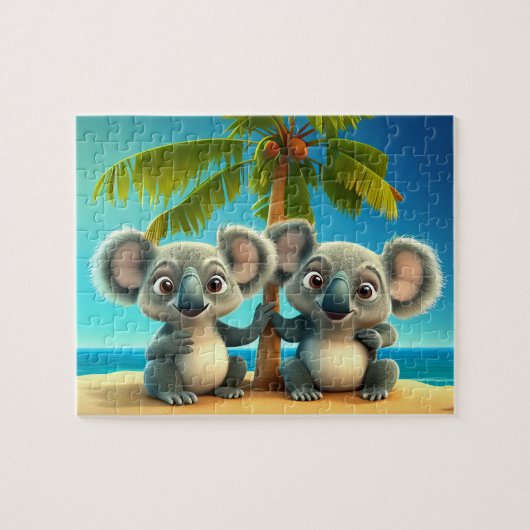 Kinder Koalas Jigzaag Puzzle - Tropisch Legpuzzel (Horizontaal)