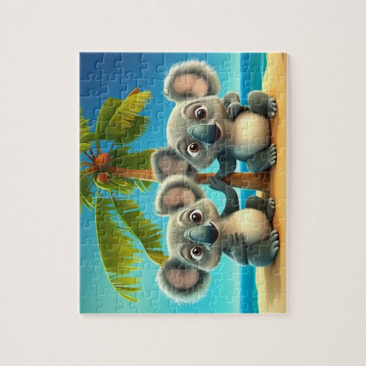 Kinder Koalas Jigzaag Puzzle - Tropisch Legpuzzel (Verticaal)