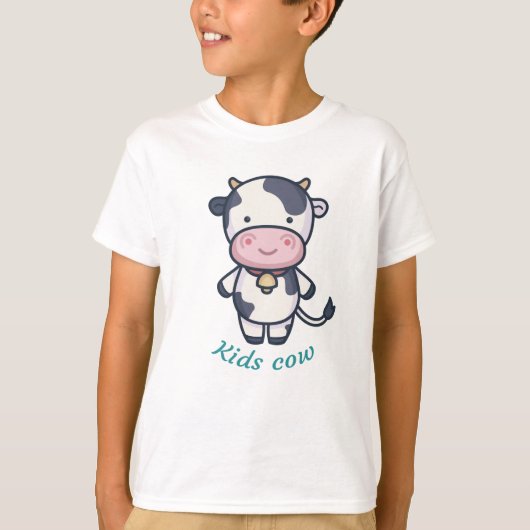 Kinder koe t-shirt (Voorkant)