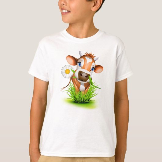 Kinder Koe T-shirt (Voorkant)