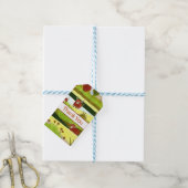 Kinder Koeien Boerderij Birthday Cadeaulabel (Met Touw)