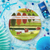 Kinder Koeien Boerderij Birthday Party Papieren Bordje (Feest)