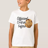 Kinder koekjesproever Shirt - Funny Baking Graphic (Voorkant)