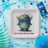 Kinder koele Halloween thema Papieren Bordje (Feest)