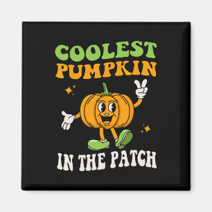 Kinder koelste pompoen in de buisje van de buisje magneet