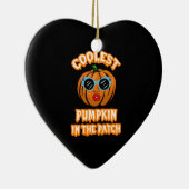 Kinder koelste pompoen in de flacon met halloween  keramisch ornament (Rechts)