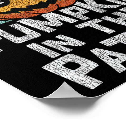 Kinder koelste pompoen in de pleister poster (Hoek)