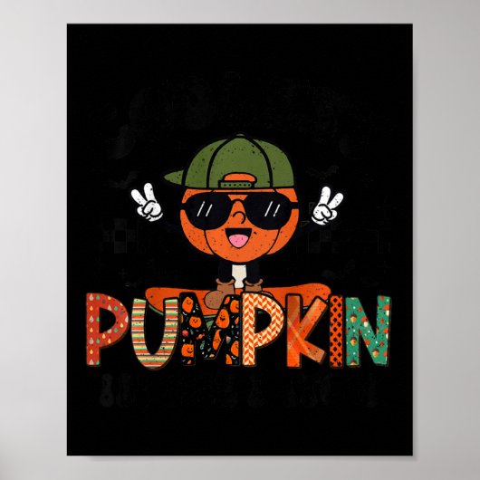 Kinder koelste pompoen in de trommel poster (Voorkant)
