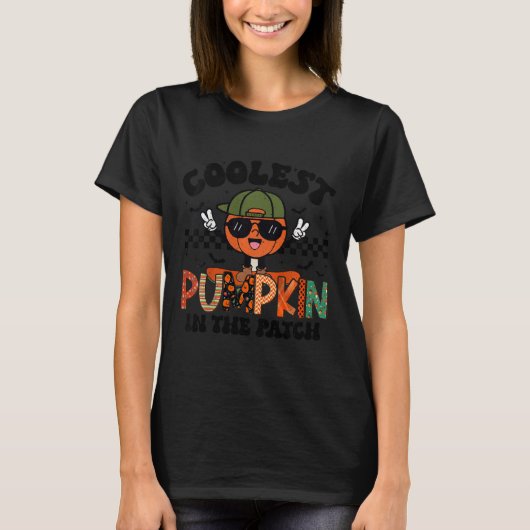 Kinder koelste pompoen in de trommel t-shirt (Voorkant)