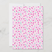 Kinder Koken Bakken Verjaardagsfeestuitnodiging Kaart (Achterkant)