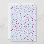 Kinder Koken Bakken Verjaardagsfeestuitnodiging Kaart (Achterkant)