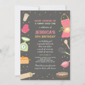 Kinder koken op de dag van de uitnodiging voor keu (Voorkant)