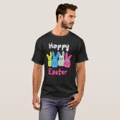 Kinder konijnen Bunny Face Mask Happy Easter Quara T-shirt (Voorkant volledig)