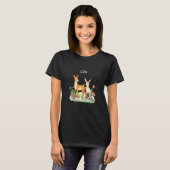 Kinder konijnenkonijn egel t-shirt (Voorkant volledig)