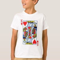 Kinder koning van het hart T-shirt