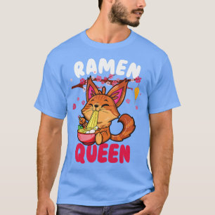 Kinder koningin koningin hoofdmannetjesramen kat k t-shirt