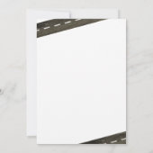 Kinder koningswagen 1e verjaardag uitnodiging (Achterkant)