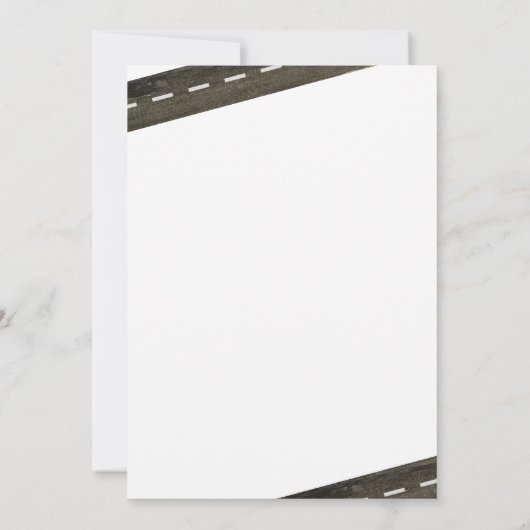 Kinder koningswagen 1e verjaardag uitnodiging (Achterkant)