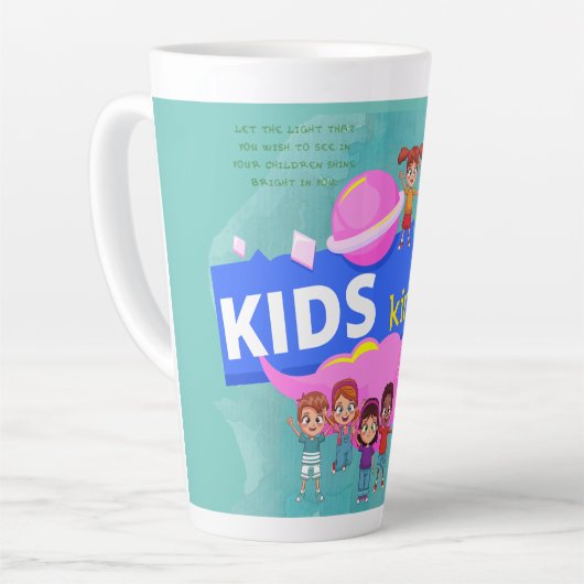 Kinder Koninkrijk Latte Mok (Linkerhoek)