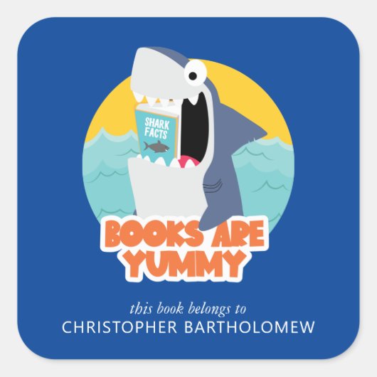 Kinder kookplaat vierkante sticker (Voorkant)