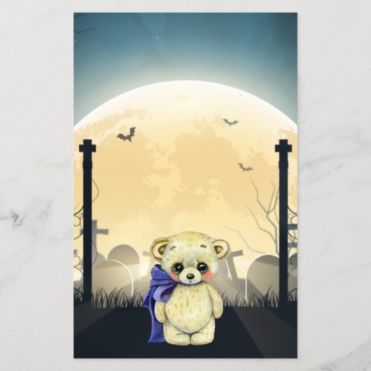 Kinder kostumepartij Halloween Uitnodiging Flyer (Achterkant)