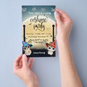 Kinder kostumepartij Halloween Uitnodiging Flyer (Hand)