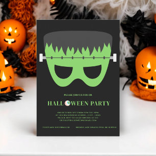 kinder kostuum Frankenstein Halloween Party Kaart