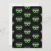 kinder kostuum Frankenstein Halloween Party Kaart (Achterkant)